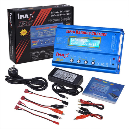 B6 80W 6A Battery Balance Charger with XT60 #E1