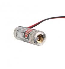 Premium 12mm 5V 5mW Red Laser Head - Dual Shape Selection (Dot / Cross-Line Prism)#85