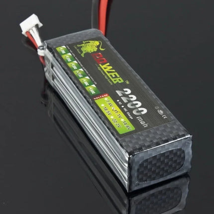 Lion Power 2200mAh 3S 11 1V 35C LiPo Battery XT60 Female Plug #E3