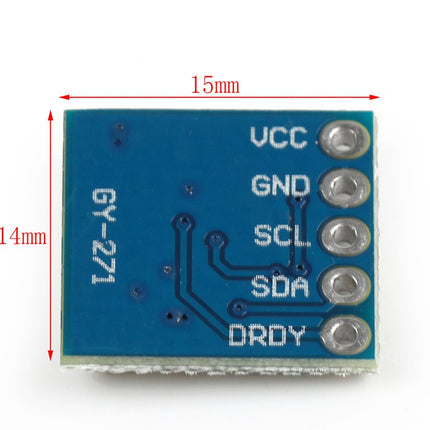 GY-271 HMC5883L 3V-5V سێ 3 تەوەری موگناتیسیی دۆخی موگناتیسپێوی مودیولی هەستەوەر #37