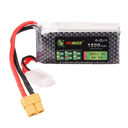 Lion Power 1500mAh 3S 11 1V 35C LiPo Battery XT60 Female Plug #E3