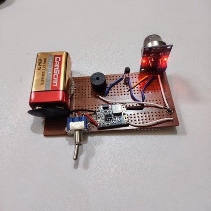 Simple home gas and smoke detector project