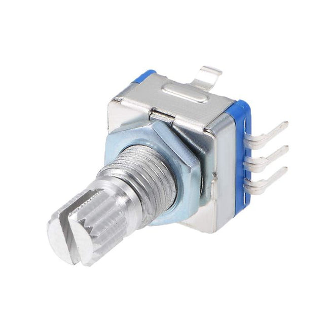 10PCS قۆڵى قومقوماق 15mm 20mm سویچی کۆدکردنی ڕۆتاری ئین کۆدەر / EC11 / پۆتێنشیۆمەترێکی دیجیتاڵی بە سویچەوە 5 پین#29