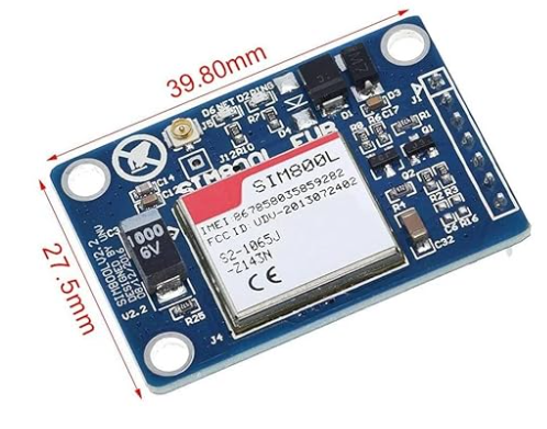 SIM800L V2.0 5V Wireless GSM GPRS
MODULE Quad-Band W/ Antenna Cable
Cap#52