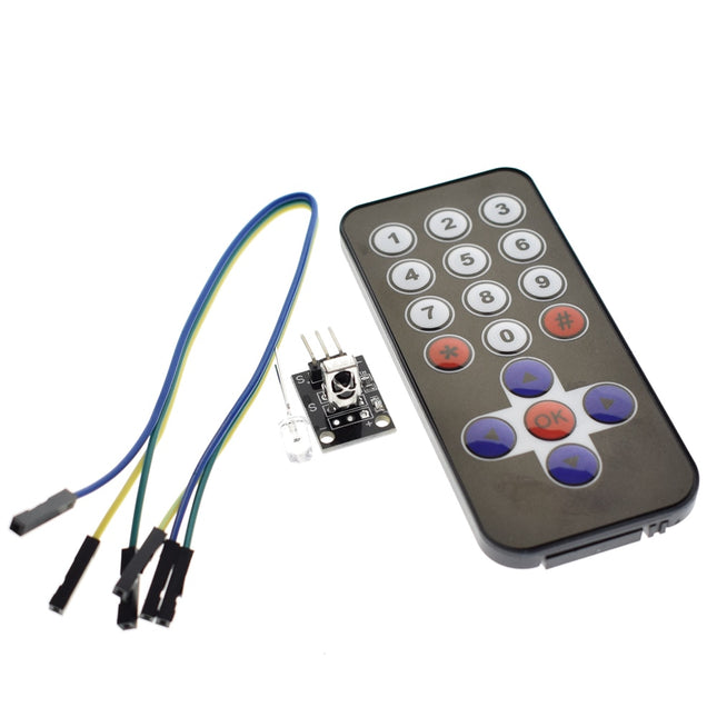 وحدة تحكم عن بعد لاسلكية بالأشعة تحت الحمراء HX1838 وجهاز استقبال DIY لـ Arduino و Raspberry Pi #114