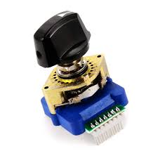 DCRS-01J Digital Code Rotary Switch Binary Encode with Plastic Knob for Industrial Control HT366#86