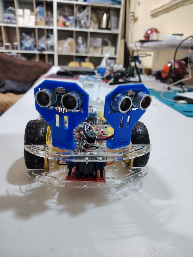 Smart obstacle-avoiding robot