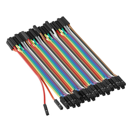 40-Pin Dupont Jumper Wire Line Cable 10cm 24AWG - (M-M / F-F / M-F) Options #D4