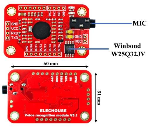 Speak Recognition,Voice Recognition Module V3 #17