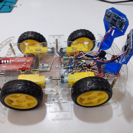 Smart obstacle-avoiding robot