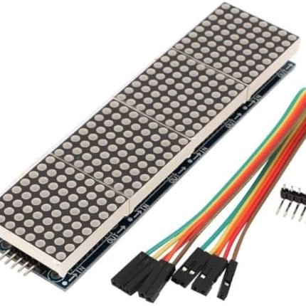 ڕاستەوخۆ لە کارگە گەرمی کڕین MAX7219 دۆت ماتریکس مۆدیوڵ مایکرۆکۆنترۆڵەر مۆدیوڵ ٤ لە یەک نمایشدا#٧٣