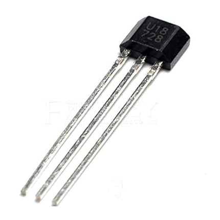 U18 (US1881) Bipolar Hall-Effect Magnetic Sensor #N38