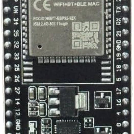 ESP32-DevKitC وادەبەیس بۆردی گەشەپێدان بۆ ESP32-WROOM-32E 4MB فلاش (ڕەش) #B2