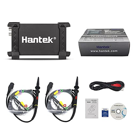 Hantek 6022BE جهاز راسم ذبذبات رقمي USB للحاسوب المحمول 2 قناة 20 ميجاهرتز #D22