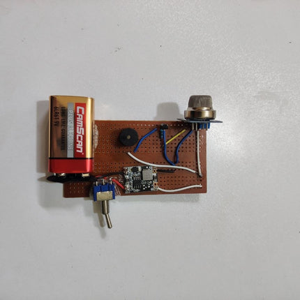 Simple home gas and smoke detector project