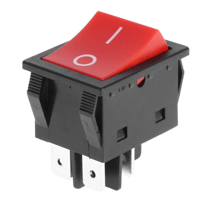 مفتاح متأرجح KCD4 220V تشغيل/إيقاف 4P مضيء لمفتاح الطاقة للأجهزة الكهربائية #110