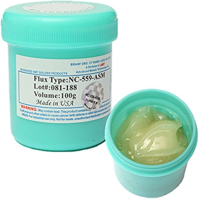 NC-559-ASM TPF معجون لحام كريمي مضاد للبلل خالٍ من التنظيف بوزن 100 جرام #B3