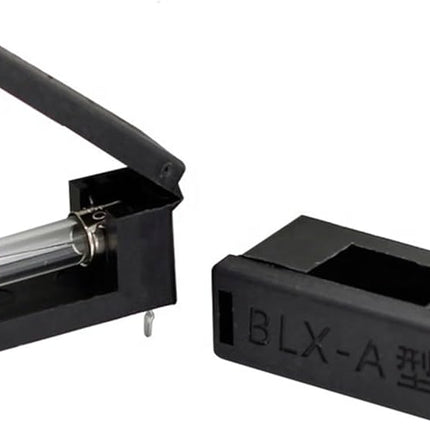 TZT BLX-A جۆری 5x20mm بنکی فیوزی PCB لەگەڵ سەری سەلامەتی شەفاف - بلۆکی سۆکەتی بۆری فیوزی قورس #195