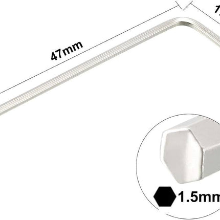 1.5 mm hexagon scocket screw ket allen srench wrench for M3 set screw #113