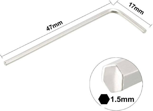 1.5 mm hexagon scocket screw ket allen srench wrench for M3 set screw #113