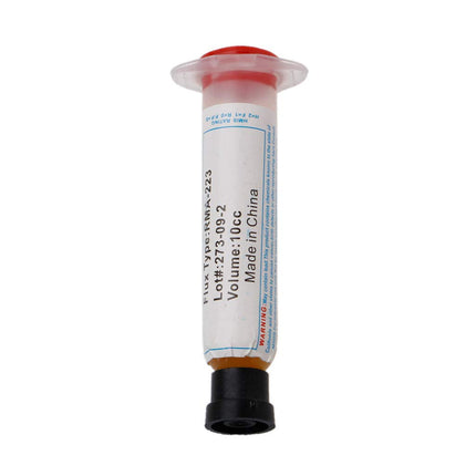 معجون تدفق لحام BGA SMD من نوع RMA-223 10cc لإصلاح الإلكترونيات #115