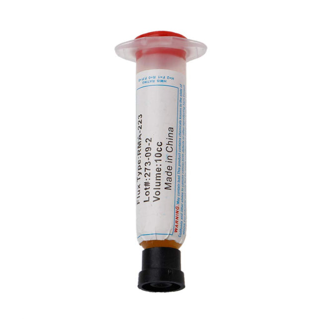 معجون تدفق لحام BGA SMD من نوع RMA-223 10cc لإصلاح الإلكترونيات #115