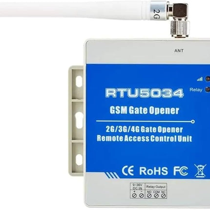 مفتاح مرحل RTU5034 2G GSM لفتح البوابة عن بُعد والتحكم في الوصول - فتح الباب تلقائيًا بالمكالمة المجانية لأنظمة الأمان الذكية #193