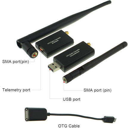 3DR Radio Telemetry Kit 433MHz 500mW Open Source Module for APM 2.5/2.6/2.8 #E2