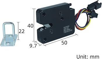 قوفڵى كارۆمەغناتیسی بچووكی لاکەر Black XG-07E DC 5V 1.2A - تیتانیۆم وایەر بچووککراوە بە فیدباکەوە #139