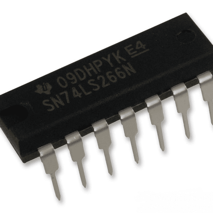 74LS266 (74266) Quad 2-Input Exclusive-NOR (XNOR) Gates with Open-Collector Outputs IC DIP-14 #59