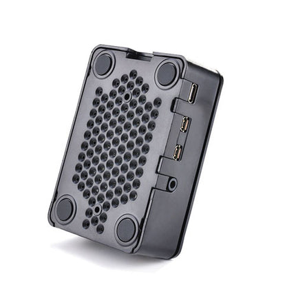 جراب بلاستيك ABS بشعار مدمج لـ Raspberry Pi 4 Model B - غطاء واقي #C6.1