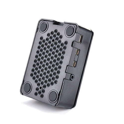 جراب بلاستيك ABS بشعار مدمج لـ Raspberry Pi 4 Model B - غطاء واقي #C6.1