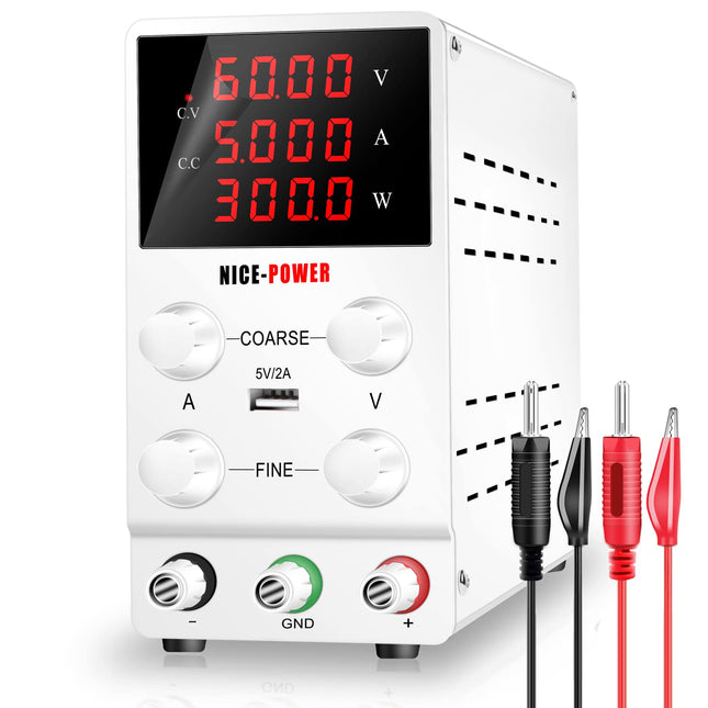 White SPS3010 30V10A مصدر طاقة منظم قابل للتعديل DC بأنبوب رقمي عمودي مع كابل
؟قابس الاتحاد الأوروبي 220 فولت؟