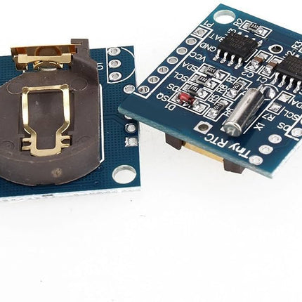 DS1307 24C32 I2C Real-Time Clock (RTC) Module with Soldering - Time & EEPROM Board (Without Battery)#183