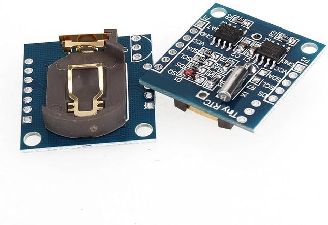 مۆدیوڵی کاتژمێری ڕاستەقینەی (RTC) DS1307 24C32 I2C لەگەڵ خاوەندارێتی - بۆردی کات و EEPROM (بەبێ پاتری) #183