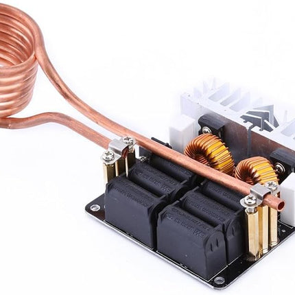 مۆدیوڵی بۆردی گەرمکەری ئیلێکتڕۆنی ZVS 1000W - گەرمکەری درایڤەری پڕشنگداری ڤۆڵتییەی نزم بۆ تواوەی ئاسنی DIY #C7