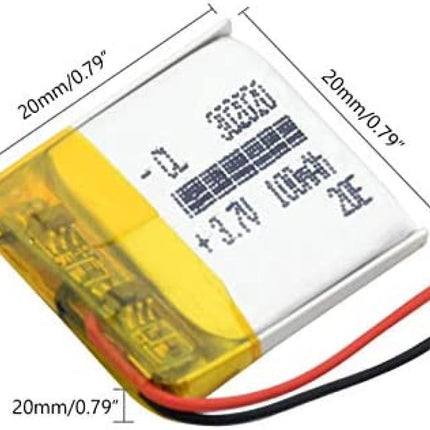 Li-Po Battery 3.7V 100mAh 302020 #E3