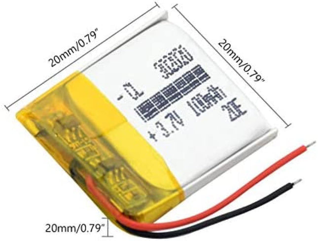 Li-Po Battery 3.7V 100mAh 302020 #E3