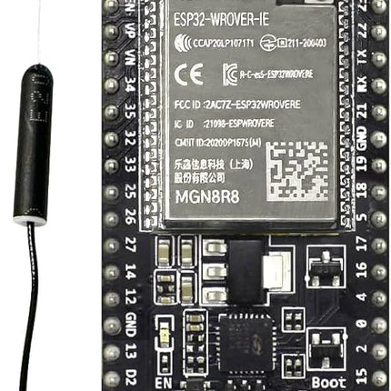 لوحة التطوير الأساسية ESP32-WROVER-IE بذاكرة فلاش 8 ميجابايت (ESP32-DevKitC) #B2
