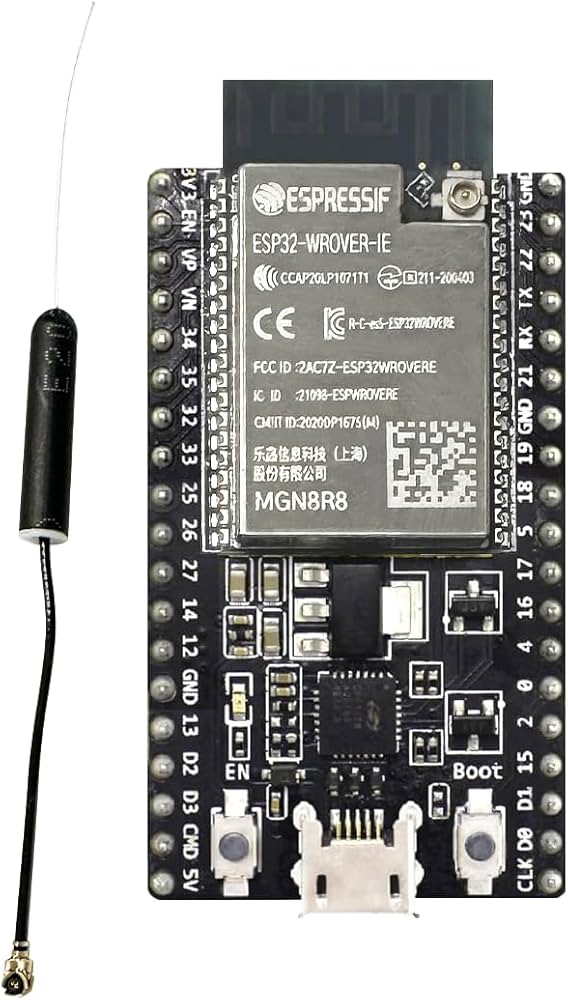 لوحة التطوير الأساسية ESP32-WROVER-IE بذاكرة فلاش 8 ميجابايت (ESP32-DevKitC) #B2