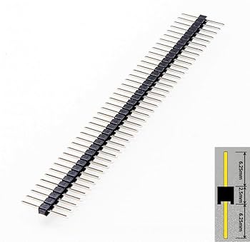 1x40 پین نێر ھێدەر 2.54مم ڕاست برێکاوەی کۆنێکتەر #234