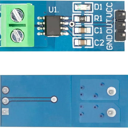ACS712 20A مۆدیولی سێنسەری کارەبای AC/DC هال ئیفێکت بۆ ئەردوینو#162