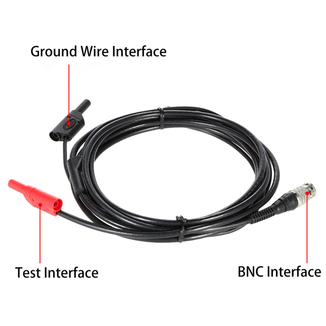 كيبل اختبار السيارة Hantek HT30A BNC إلى Dual Banana للراسمة #B3