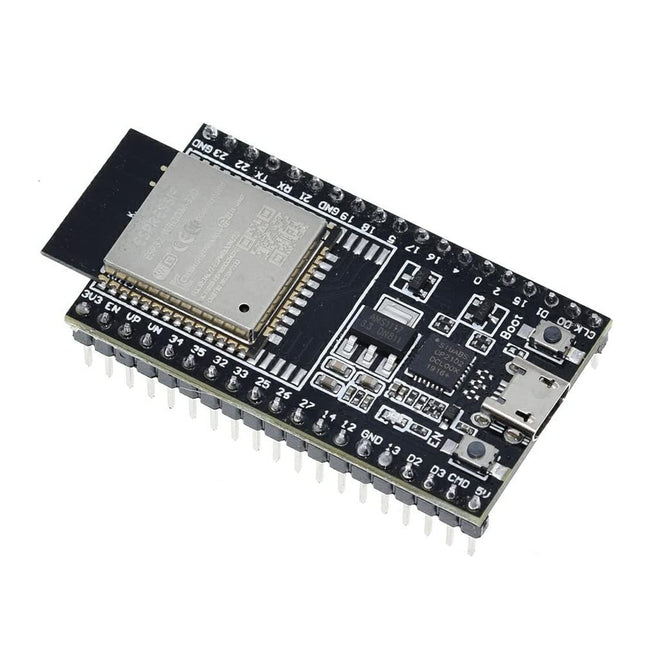 لوحة قاعدة تطوير ESP32 WROOM-32D DevKitC (أسود) #B2