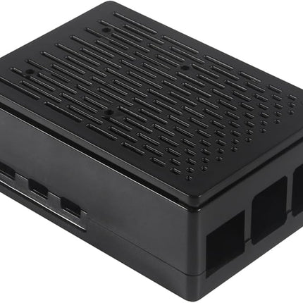 قاپێکی ڕەشی ڕەنگاوڕەنگی ABS بۆ Raspberry Pi 5، لەگەڵ ساردکەرەوەکانی PWM گونجاوە؟ شاشەی 3.5 ئینچی هەستیار بە دەستلێدان