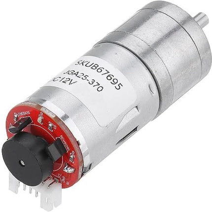 DC Gear Motor 25GA-370 with Encoder 12V 400RPM #E6