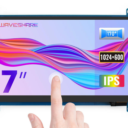 7-inch Capacitive Touch Screen LCD - 800x480 Resolution HDMI Interface for Raspberry Pi 3/4 & PC #D2