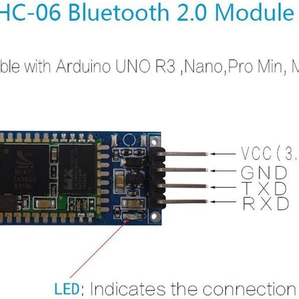 مۆدیۆلی بلوتوزی HC-06 4pin (کۆیل) ژمارە 47ی دوگمە