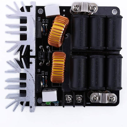 مۆدیوڵی بۆردی گەرمکەری ئیلێکتڕۆنی ZVS 1000W - گەرمکەری درایڤەری پڕشنگداری ڤۆڵتییەی نزم بۆ تواوەی ئاسنی DIY #C7