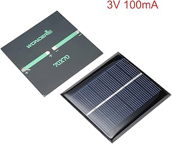 Polycrystalline 70*70mm 3V 100mA Mini Solar Cell (10pcs Pack)#95